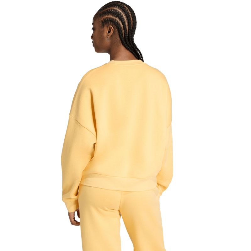 adidas Essentials Small Logo Feelcozy Women's Sweatshirt Yellow KC5278 2xs clothing