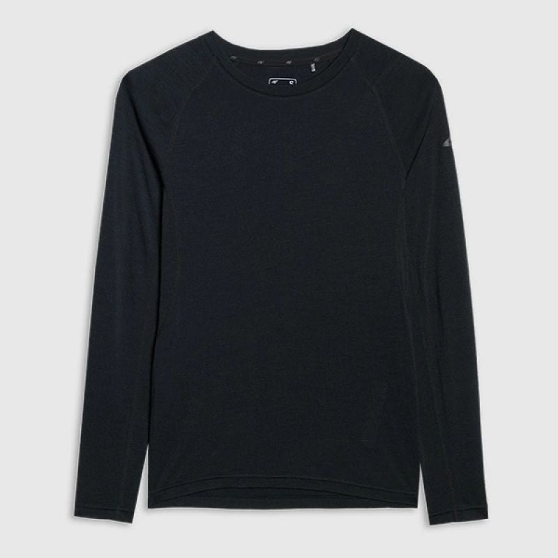 Women's quick-drying trekking longsleeve with merino wool 4F 4FWAW25TFLOF433-20S