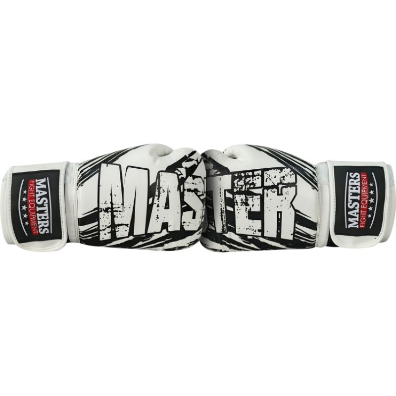MASTERS FIGHT EQUIPMENT RPU-STYLE boxing gloves white fehér kesztyű 013110-05