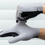 Rockbros Breathable Full Finger Cycling Gloves, Size: L - Gray szary \ l kesztyű