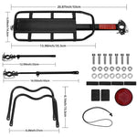 Rockbros Shelves bike rack - rear, seatpost, quick release papucs 5907769384219-211960