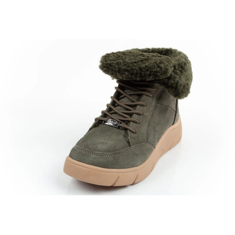 Scholl Stelvio ankle boots W zöld shoes, rain boots