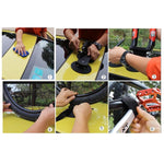 Rockbros Roof Rack with Suction Cups for 1 Bike - Black