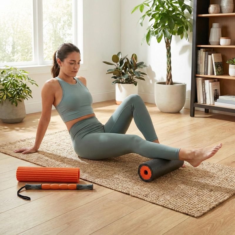 Body Sculpture 3-in-1 yoga and massage roller BB szürke edzőfelszerelés BB0231