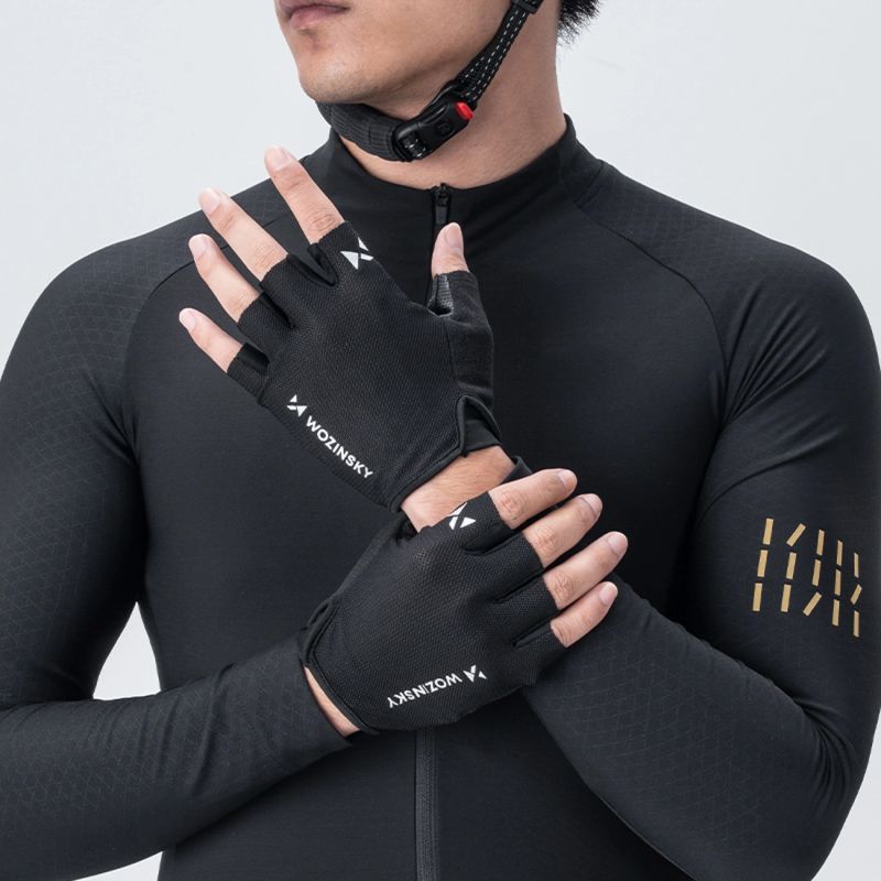 Wozinsky WRR-01XL Cycling Gloves Size - Black fekete kesztyű -198888