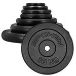 Cast iron weight 10kg Spokey Sinis H SPK-944485 10 kg súlyzó
