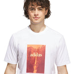 Adidas Men's Waterfall Graphic T-shirt fehér ruházat KH0398