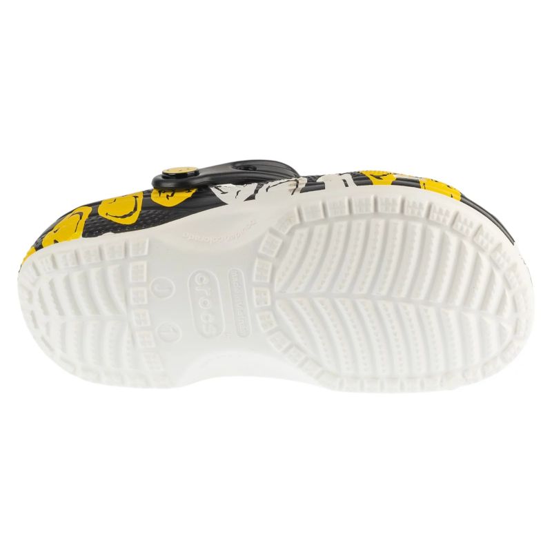 Crocs Classic Smiley Clog K Black 32/33 papucs 211694-90H