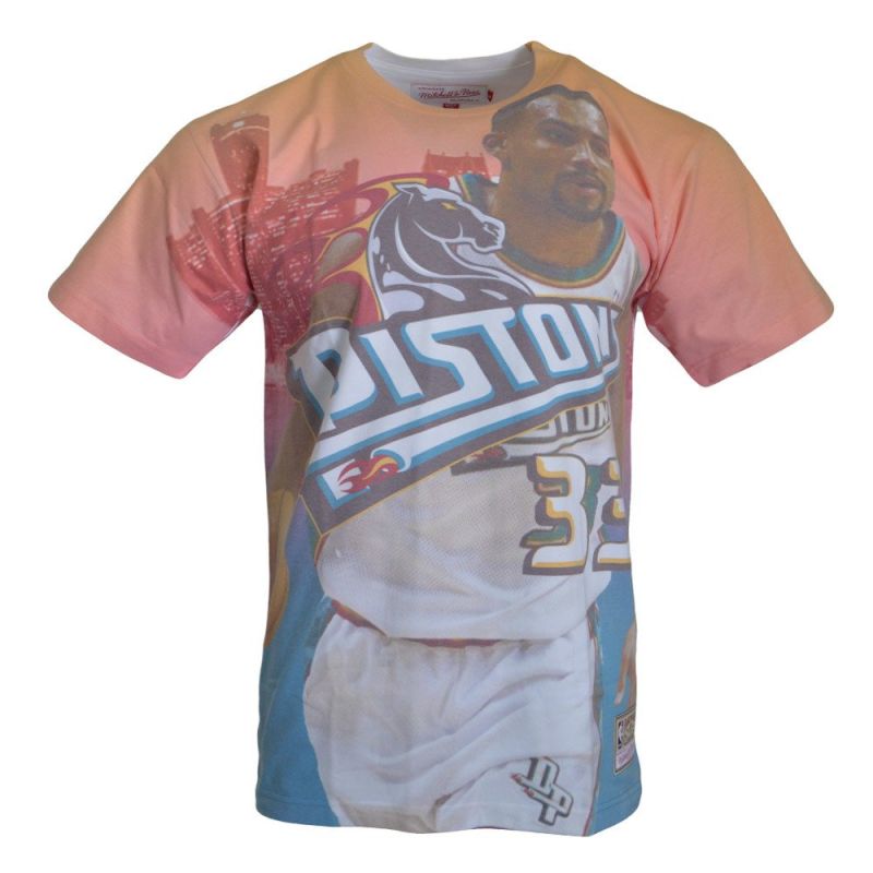 City Pride Mitchell & Ness Tee NBA Detroit Pistons Grant Hill póló