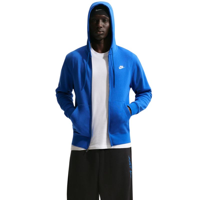 Nike Club BB FZ Hoodie Men's kék kapucnis pulóver
