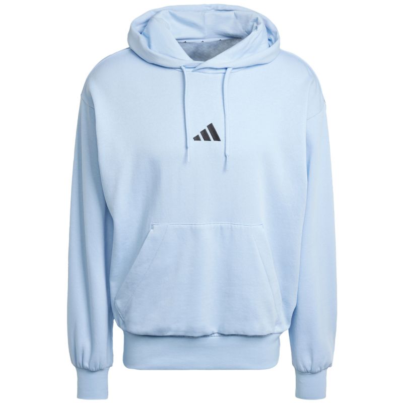 Men's adidas Essentials Feelcozy Hoodie, light blue IN6064 2xs kapucnis pulóver