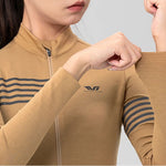 Rockbros TVI Women's Long Sleeve Cycling Jersey Fall/Winter L - Yellow l \ żółty kötött sapka 15310002003-211749