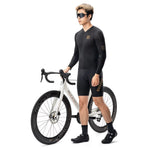 Rockbros Diamond Long Sleeve Cycling Jersey Size XS - Black czarny \ xs póló
