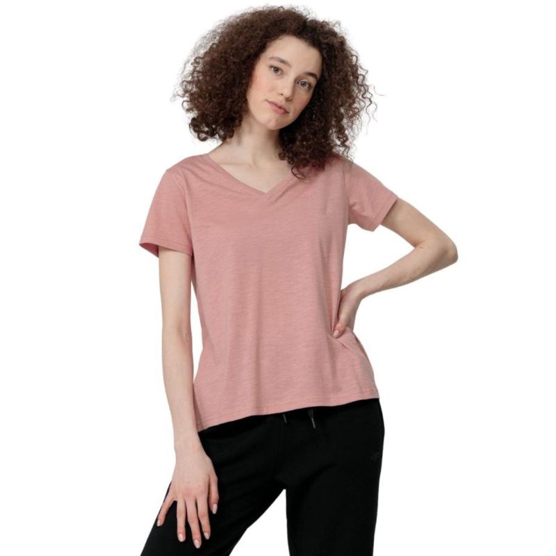 4F T-shirt W H4L22 56S rózsaszín női póló H4L22TSD35256S
