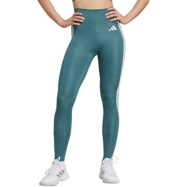adidas Optime Essentials 3-Stripes 7/8 Women's Leggings Green JY2152 General