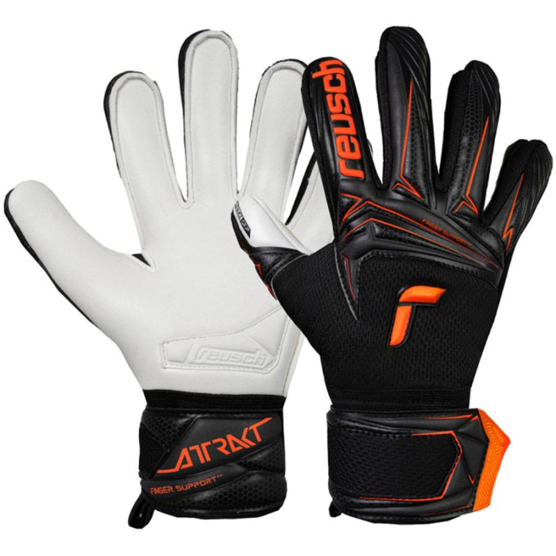 Reusch Attrakt Advance Finger Support Junior Gloves 56 72 210 kapuskesztyű