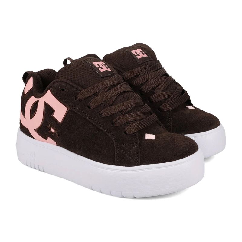 DC SHOES Court Graffik Platform DC02422210 Brown barna utcai cipő