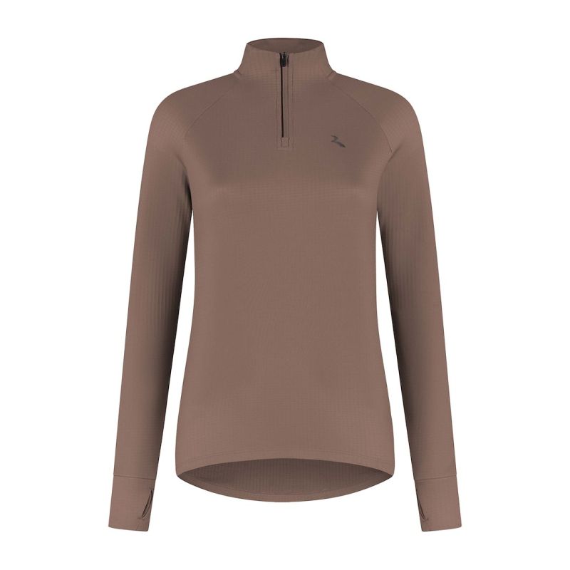 Rogelli ESSENTIAL mocha running sweatshirt kerékpáros ruha SIRR2010002.960.S