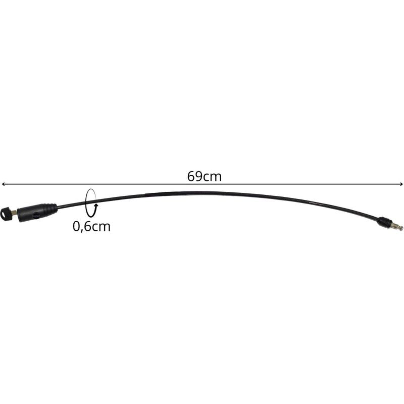 XQMAX BIKE LOCK WITH KEY 0. BLACK fekete pénztárca GSP-515399