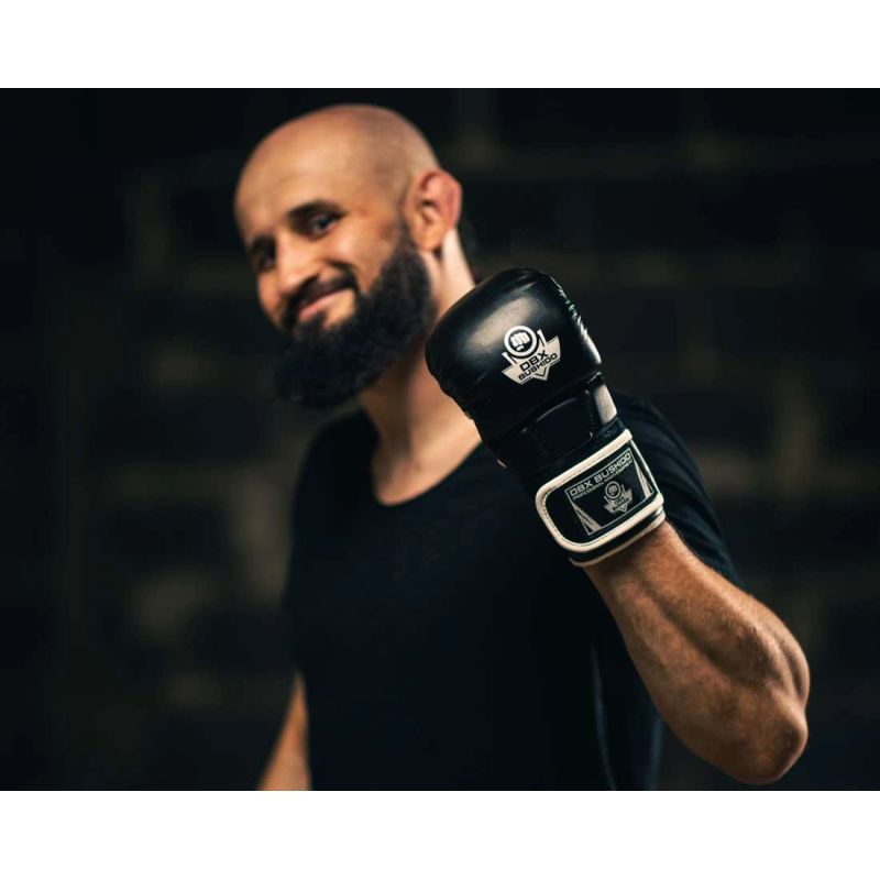 DBX Bushido MMAsparring gloves - Phantom White - Valor Series fehér kesztyű