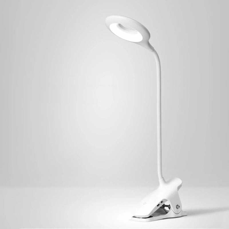 MINI Wozinsky Wireless LED Reading Lamp with Clip + USB-C Cable - White biały elektronika -195469