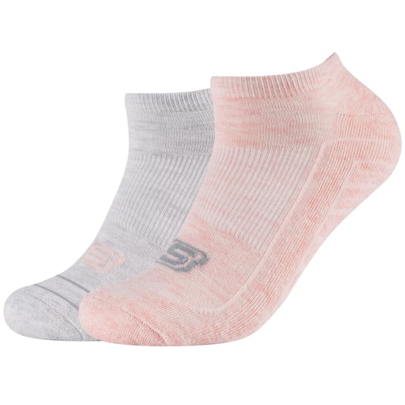 Skechers 2PPK Basic Cushioned Sneaker Socks SK43024-4281 Gray 39-42 General