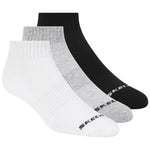 Skechers 3pk Unisex Terry Qtr Crew White