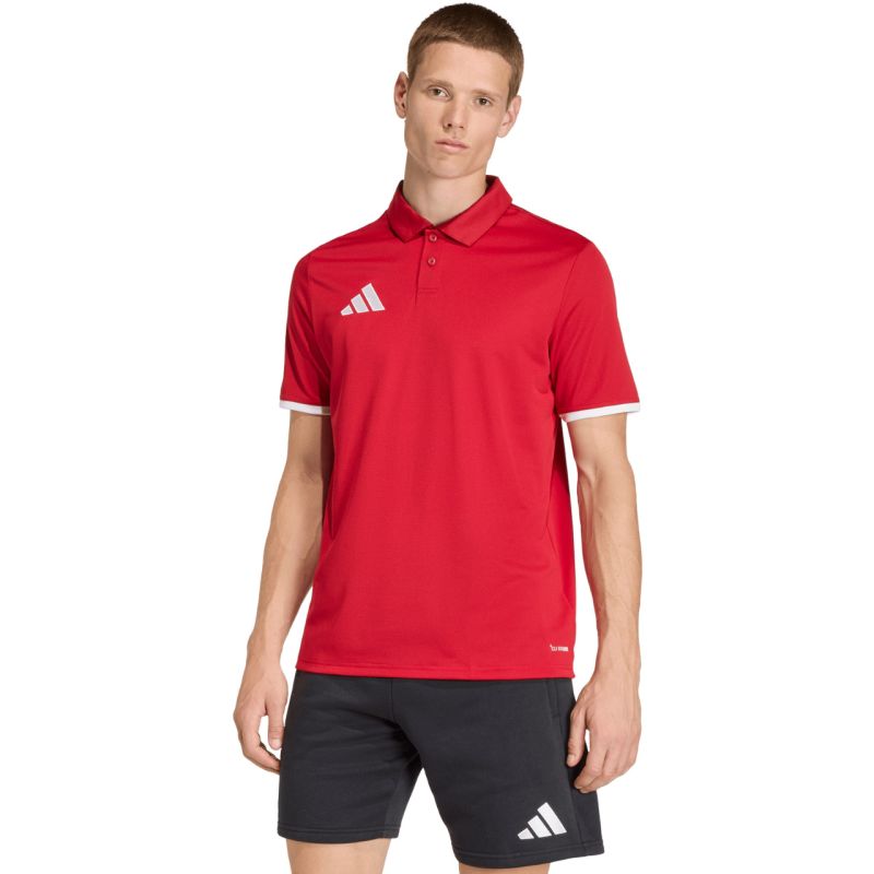 Men's adidas Entrada 26 T-shirt red JZ6664 piros póló