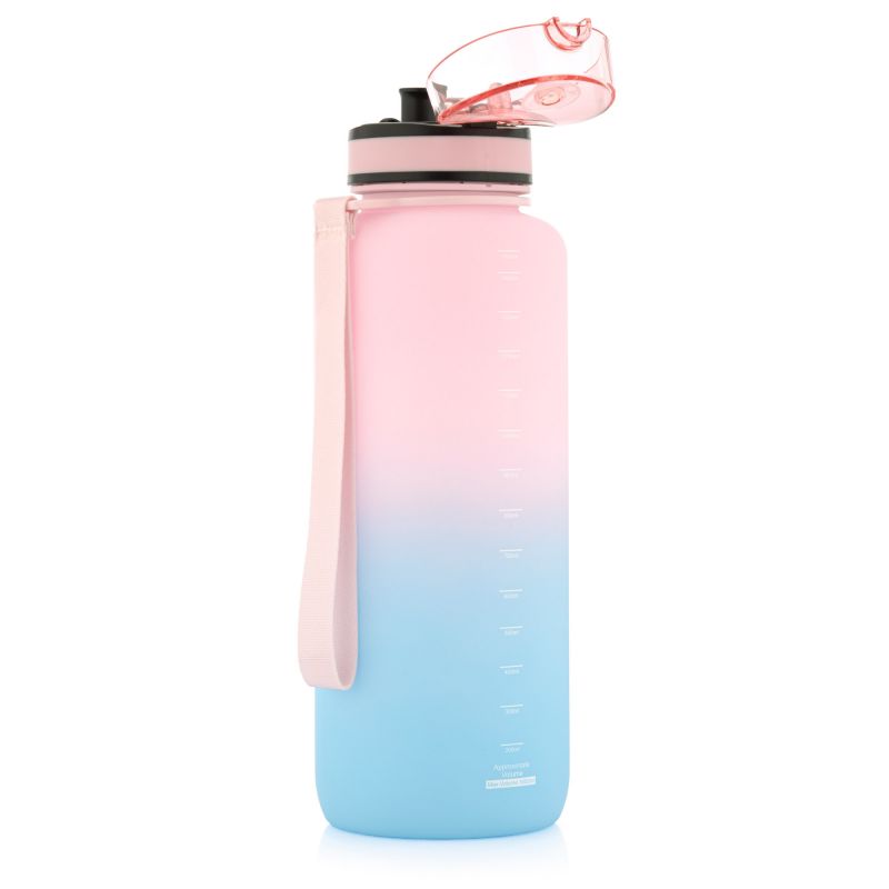Meteor 1500 ml pink/blue sports bottle uniw water bottles, training equipment
