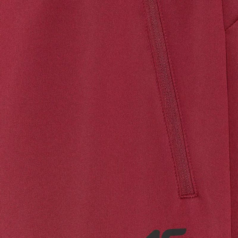 4f Men's trousers FNK M0936 dark red 4FWAW25TFTRM0936 61S Ruházat