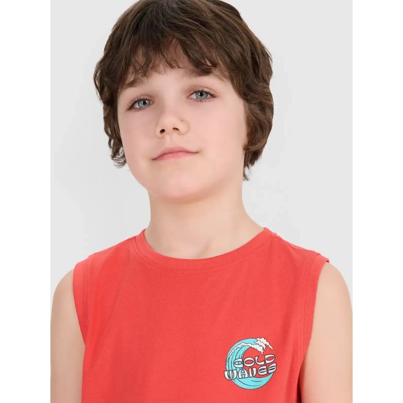 4f T-shirt Jr 4FJWSS25TSLEM162-63S Póló