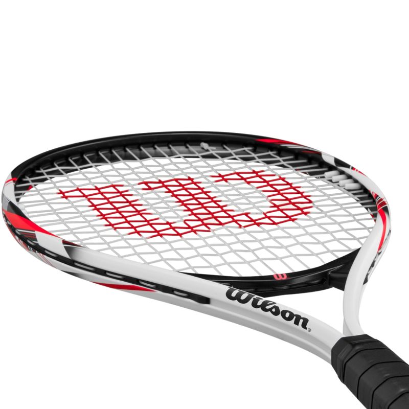 Wilson Fusion XL TNS RKT 2 4 1/4 tennis racket white-red-black