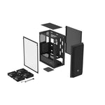 Fury Computer Case Fury Shobo Sh4f Midi Tower With Window fekete futócipő