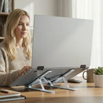 Wozinsky WDCX-X8S Foldable Adjustable Laptop Stand - Silver szürke phones and accessories
