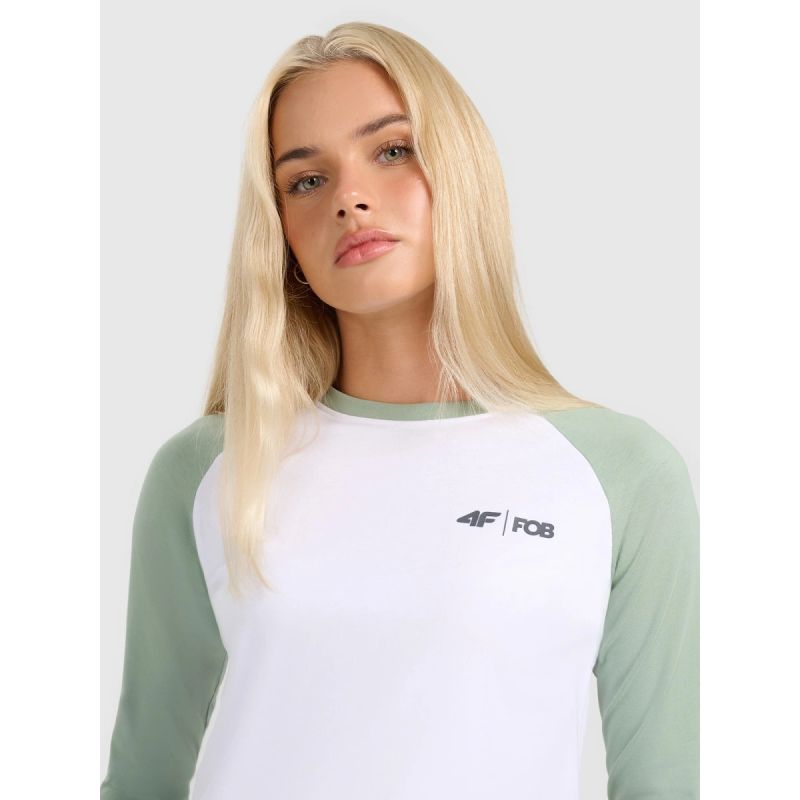 Regular women's longsleeve 4F 4FWAW25TLONF579-42S hosszú ujjú póló