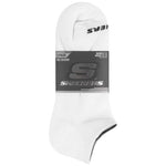 Skechers 3pk Unisex Non Terry No Show White