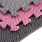 One Fitness Multipack MP10 puzzle mat pink and gray 9 pieces 10 mm szürke edzőfelszerelés 17-63-084