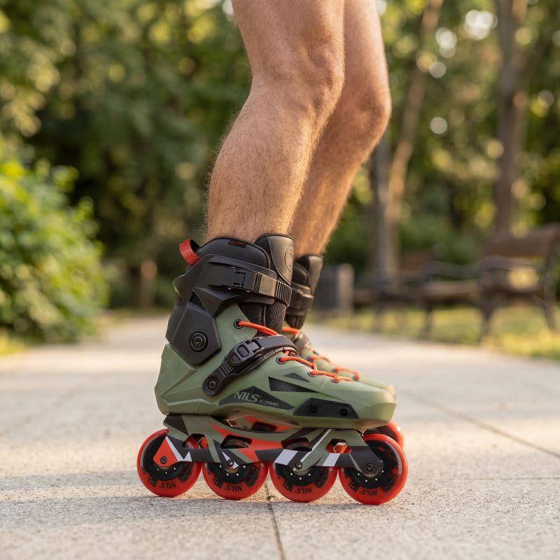 Na1601 Slayd Slalom Roller Skates Green Size 37 Nils Extreme zöld utcai cipő