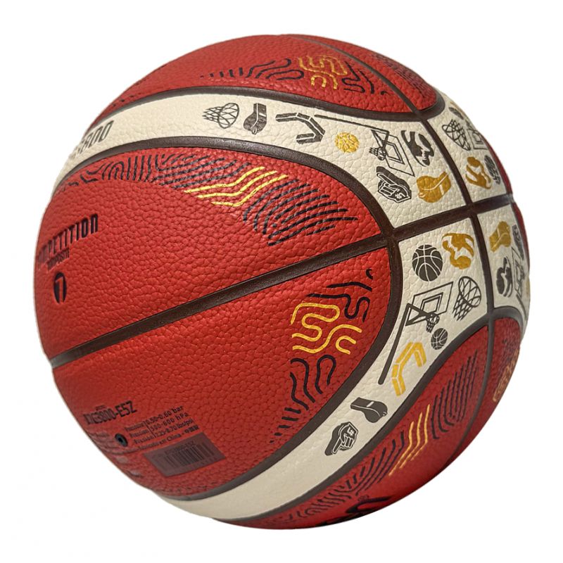 Molten Eurobaset 2025 Replica Basketball narancssárga labda