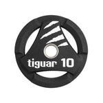 Tiguar PU Olympic plate 10 kg fekete kiegészítő TI-WTPU01000