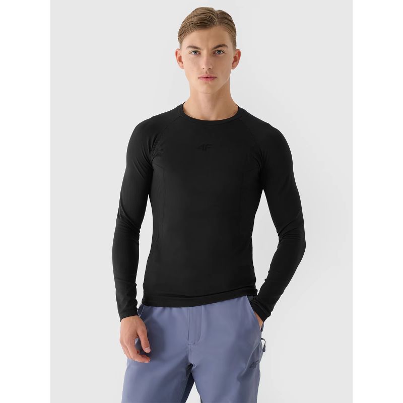 4f Men's seamless thermal underwear (top) 4FWAW24USEAM172-20S General