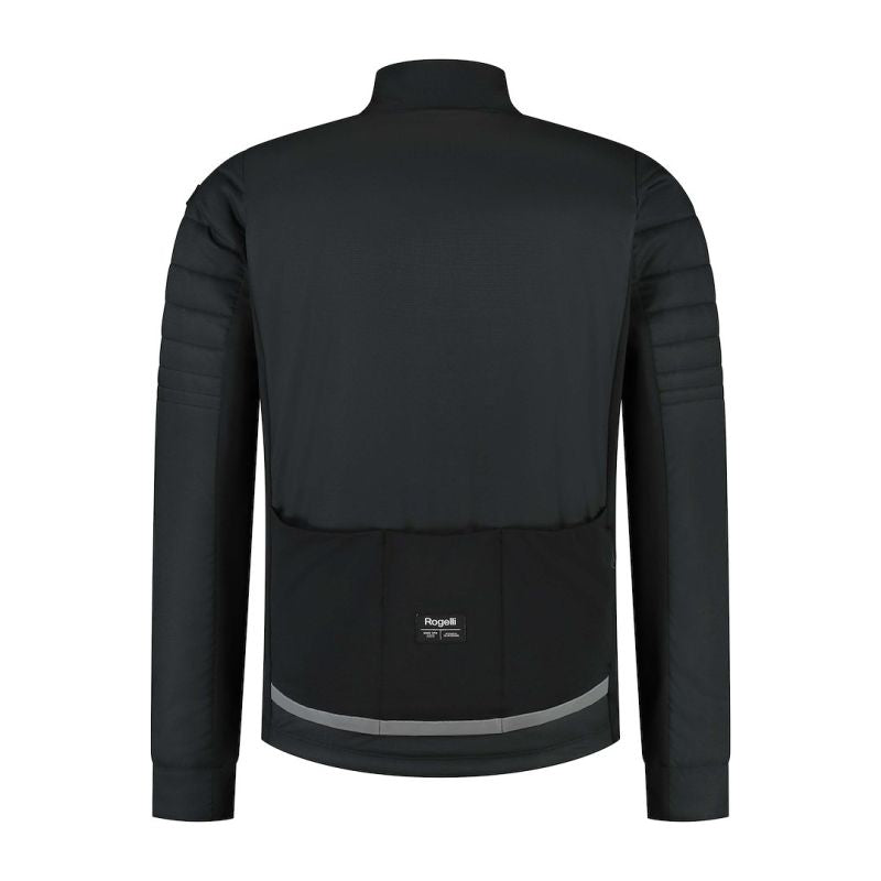 Rogelli ELEMENT Winter Jacket, Black, 2XL fekete kötött sapka SIRC1100005.000.2XL