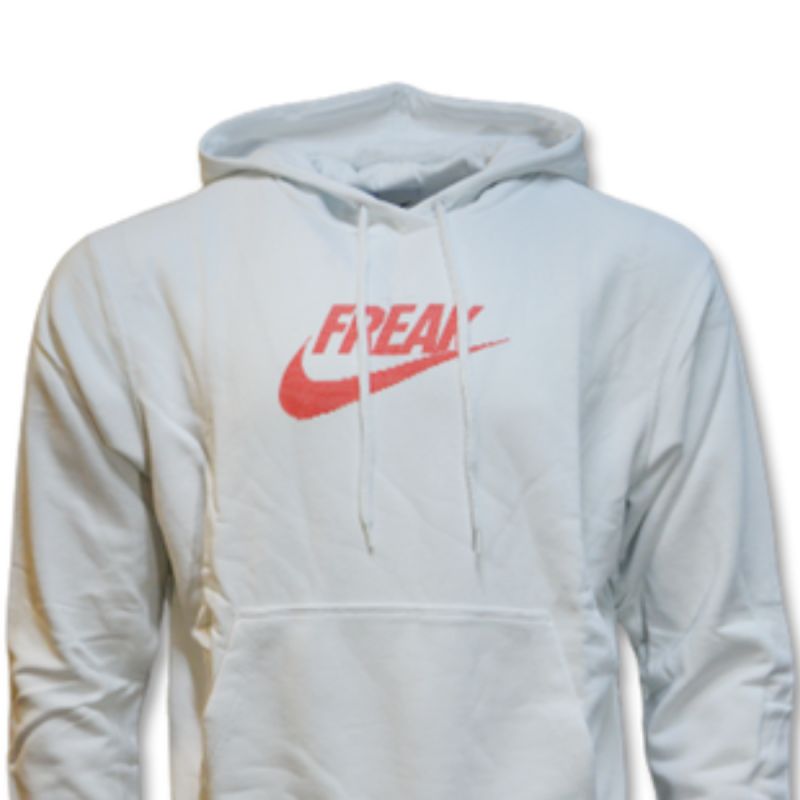 Nike Giannis "Freak" Pullover Hoodie Summit /Magic Ember - DA5691-121 fehér kapucnis pulóver
