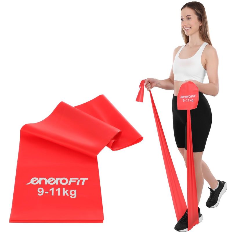 Enero Pro TRAINING TAPE FOR PILATES EXERCISES .30MM 9-11KG RED piros training equipment, socks tapes