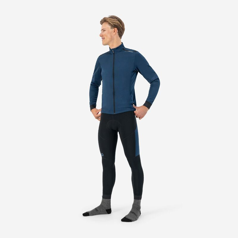 Rogelli CORE winter jacket navy kék kötött sapka SIROG351829.L