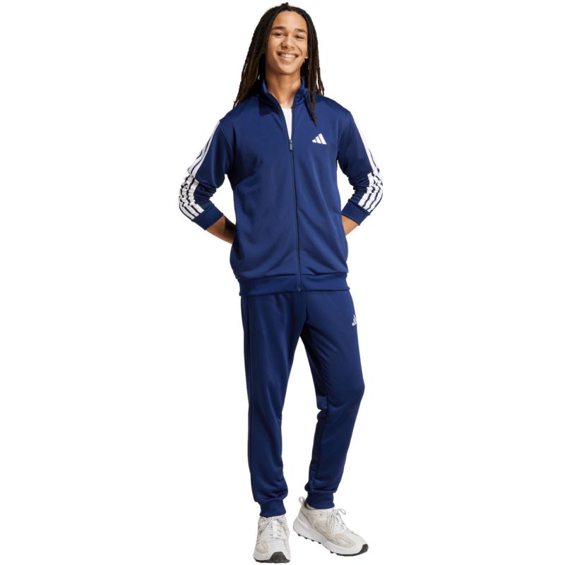 adidas Sportswear Basic 3-Stripes French Terry M KB7656 tracksuit Edzőruha
