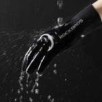 Rockbros full waterproof cycling gloves, size: - black fekete kesztyű
