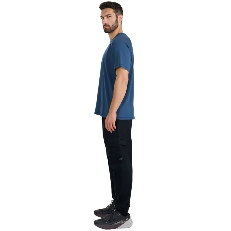 4f Men's trousers CAS M1210 deep black 4FWAW25TTROM1210 20S Ruházat