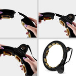 HMS Hhm13 New Hula Hop Black/Gold With Magnets And Weight + Counter arany jibbitz 17-44-574
