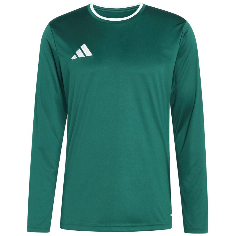 Men's adidas Entrada 26 Long Sleeve Jersey green KF5846 zöld hosszú ujjú mez